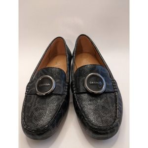 Calvin Klein "Leana" leather loafer